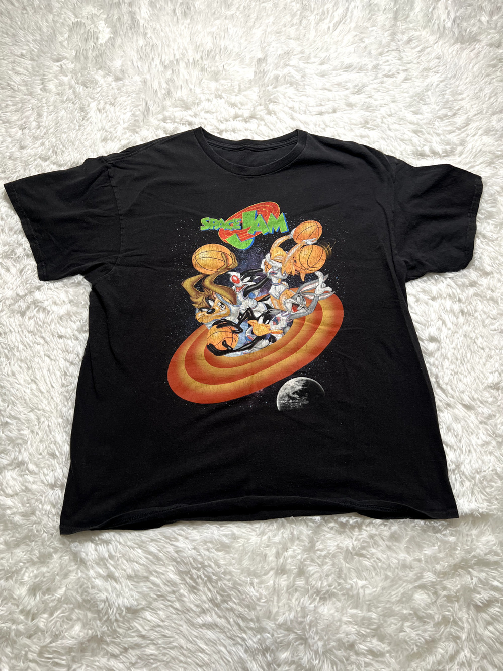 Vintage Space Jam Graphic T Shirt